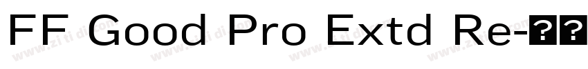 FF Good Pro Extd Re字体转换